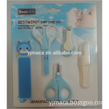 Wholesale good quality popular baby gift nail file nail clipper baby care set